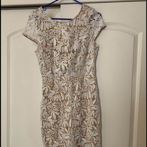 Lulus White Bodycon Dress Size M